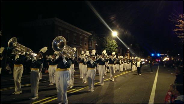 CHS Marching Band participated in the Carlisle Halloween parade on Oct 21.