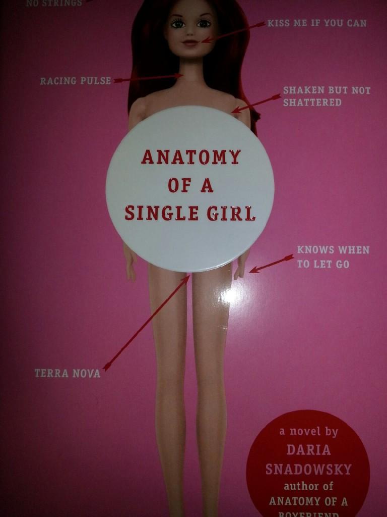 Anatomys cover is certainly eye-catching and it hints at the racy content of the novel.