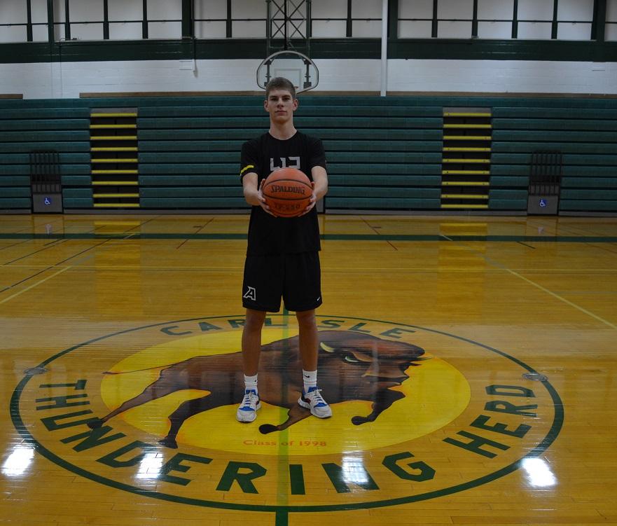 CHS player Michael Wuestner is preparing for the 2013-2014 season.