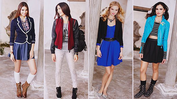Try+out+these+fun+outfits+from+the+Pretty+Little+Liars+collection.+