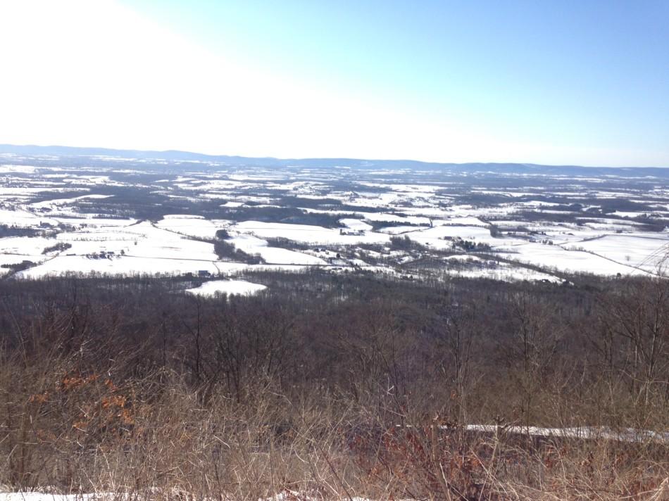 Snow made the scenery of Hawk Watch more beautiful during this time of year.