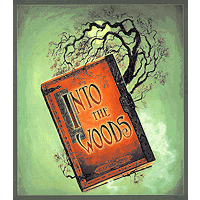 Into the Woods incorporates the stories of many different fairy tales; the official logo of the musical is shown above.