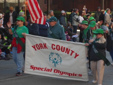 York County Special Olympics was amazing to see in the parade; to support the special people and have extra games just for them.