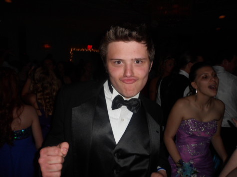 Senior Robert Greenburg parties it up on the dance floor.
