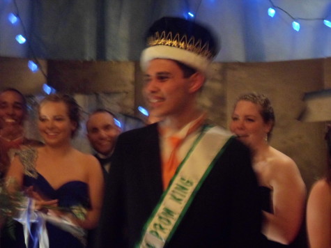 Senior Adolfo Alvarez was voted Prom King by juniors and senior students.