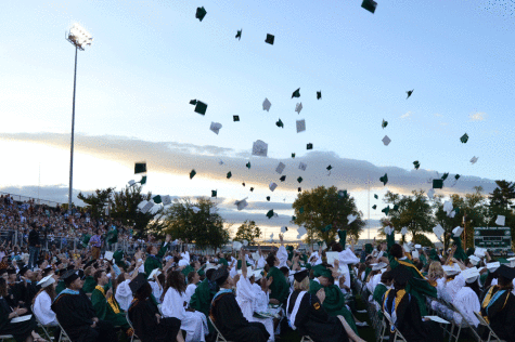 This image will be a sea of green when the class of 2015 takes the field this June.