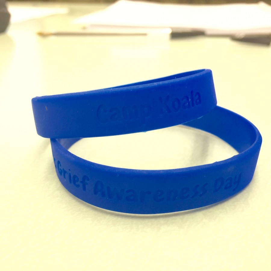 Childrens Grief Awareness Day bracelets will be available in all lunches! Show your support on Thursday by wearing blue.