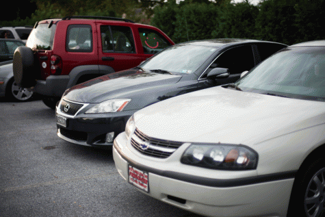 Backing up into a parking spot instead of parking in can often times help avoid car accidents when leaving the school. 