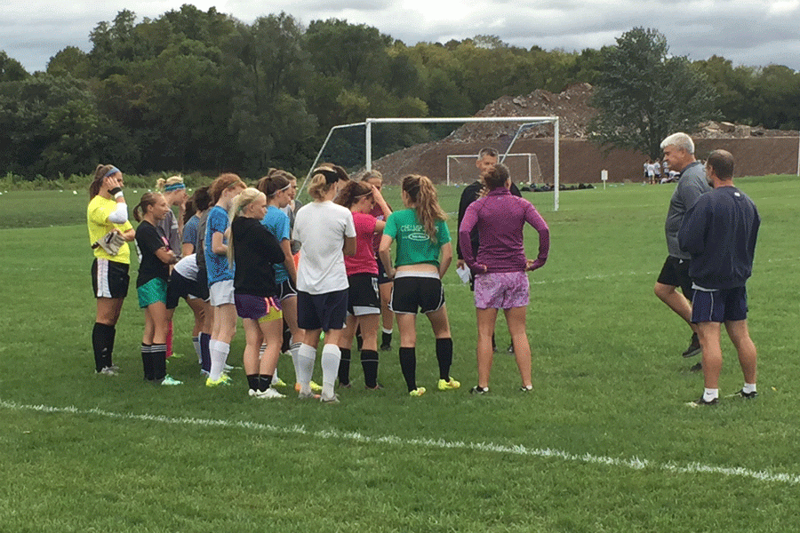 Girls Soccer Team Hard At Work (photos)