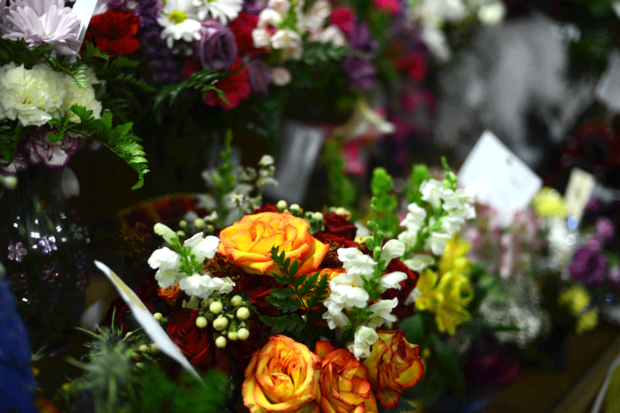 Young florists were able to compete for the best arrangement. 