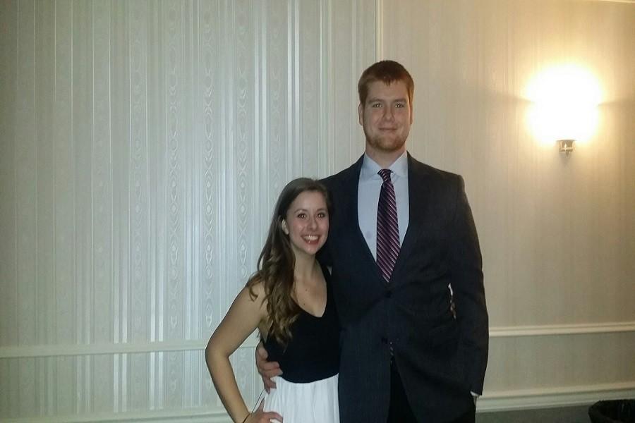 Molly Marra and her date Connor Hamilton were enjoying the dance together.