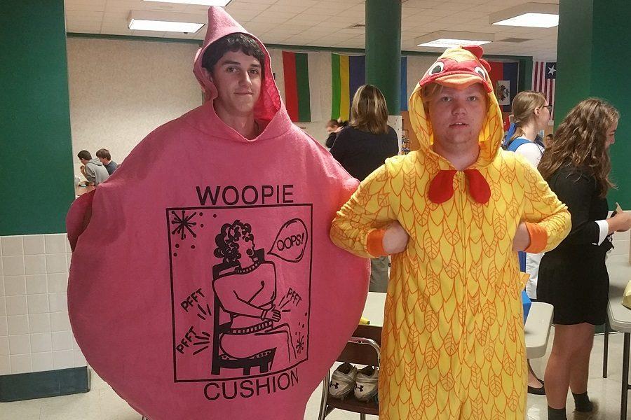 Juniors Evan Bechtal and Ozzy Smith.