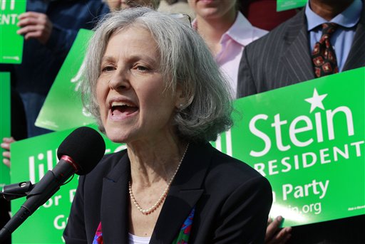 Green party candidate Jill Stein 