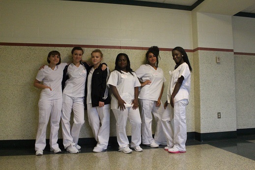Pictured here are the current members of the CHS CNA program.