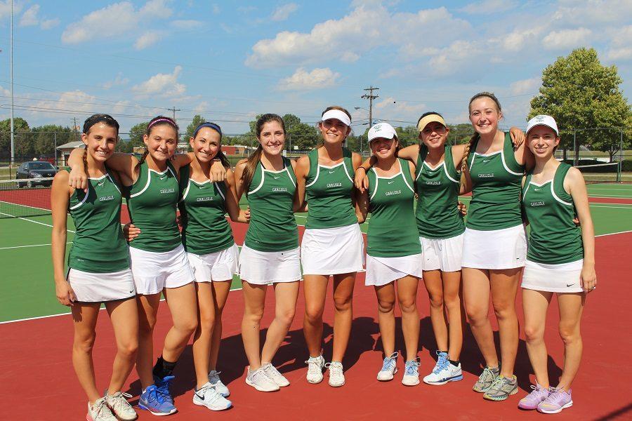 The girls tennis team had an amazing season this past year.