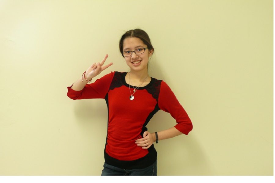 Abigail Garrido has been chosen for Humans of CHS this week. 