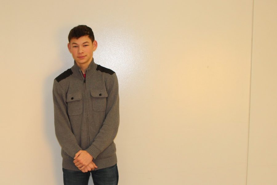 Sophomore Matthew Presite won a Scholastic Gold Key on his poetry piece in this years Scholastic Art and Writing Competition.
