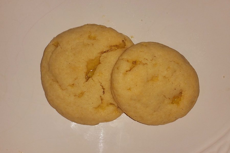 Lemon drop cookies bring sour to the table with the use of sour hard candies.
