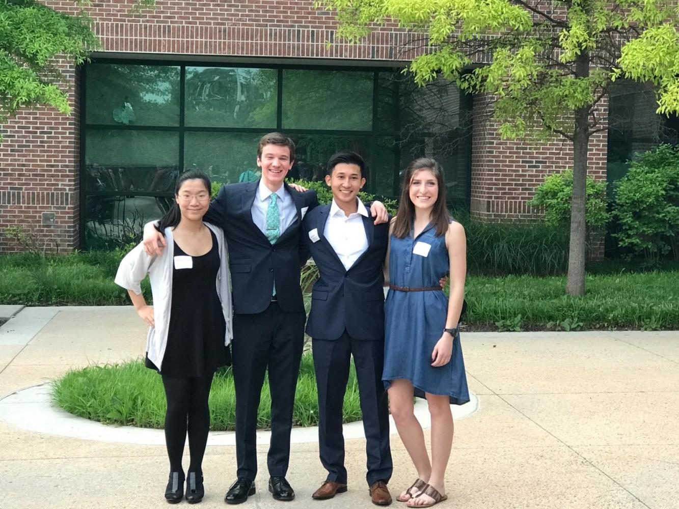 Mayce Van, Herman Makosky, Justin Yuen, and Grace Echevarria were the CHS Teens of the Week for 2017 this year, sponsored by The Sentinel.