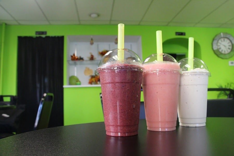 There are many smoothie options at The Juice Factory. This shop is new to downtown Carlisle.
