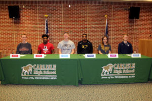 CHS held its final signing day of the year on April 11.  Todays six students makes a total of 14 for the year.