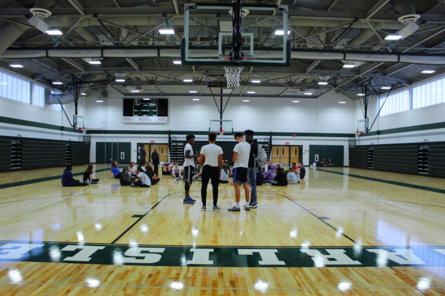 The students of CHS are now enjoying the new McGowan gym. 
