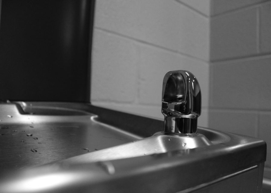 The locker rooms to the McGowan gym are just as new, along with the water fountains. 