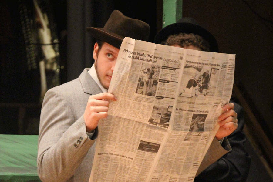 Kyle Yorlets (class of 2013) in the role of Nicely Nicely in Guys and Dolls, the CHS musical his senior year.  Yorlets was tragically killed on Feb 7 in Nashville, TN. 