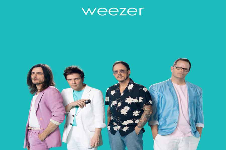 Weezers new album contained only covers to pay tribute to memorable rock songs.  While each album they produced is titled Weezer the albums are each a different color which becomes the way they are most known by.  