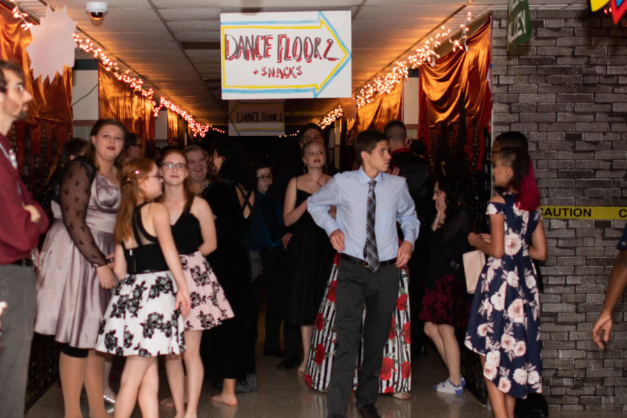 The 2018 homecoming dance was held in the Swartz gym and cafeteria due to renovations still being done in McGowan gym thus allowing for two dance floors.  The 2019 homecoming dance will also be held in the Swartz gym and cafeteria due to last years dance success.  