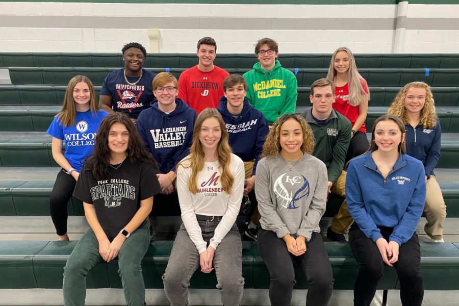 Top row left to right: Jeremiah Carothers, Nolan Chenot, Jonas Fowler, Olivia Renault, 
Middle Row: Riley Henry, Jace Fetterman, Aaron Renninger, Sean Smith, Sarah Guistwite
Bottom Row: Kiley Barnhart, Grace Hoffman, Rachel Bell, Julianna Askins 
