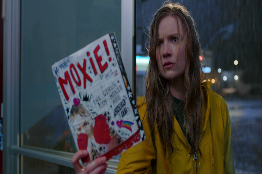 THE GIRLS OF MOXIE ARE OVER IT! A new Netflix original movie starring Vivian (Hadley Robinson) as she creates her own zines to spread in the girls bathrooms to combat sexism in her high school. 