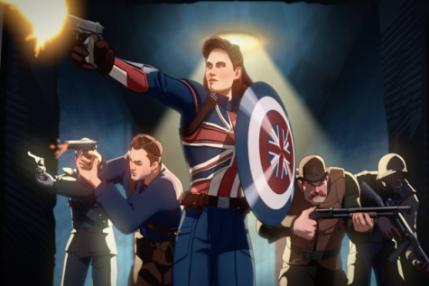 CAPTAIN CARTER: Peggy Carter takes place of Captain America during episode one of "What If...?". 'Captain Carter' became an inspirational figure during her superhero debut. 