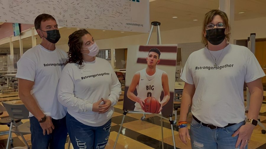 COMING TOGETHER: This photo was taken at a memorial screening event, through The Peyton Walker Foundation, in memory of JT Kuhn on October 16. They had offered heart screenings which included a heart murmur check, blood pressure reading, and EKG through an on-site UPMC cardiologist.