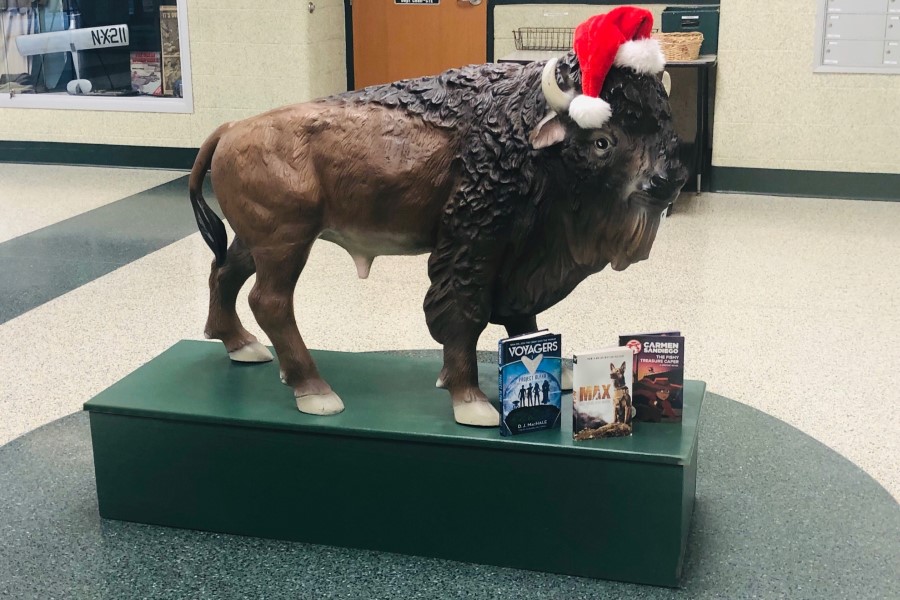 BISON+BOOKS%3A+As+the+National+English+Honor+Societys+book+drive+winds+down%2C+donations+continue+to+trickle+in.+CHS+students+had+the+opportunity+to+show+their+holiday+spirit+by+donating+to+one+of+the+many+drives+happening+around+the+school.