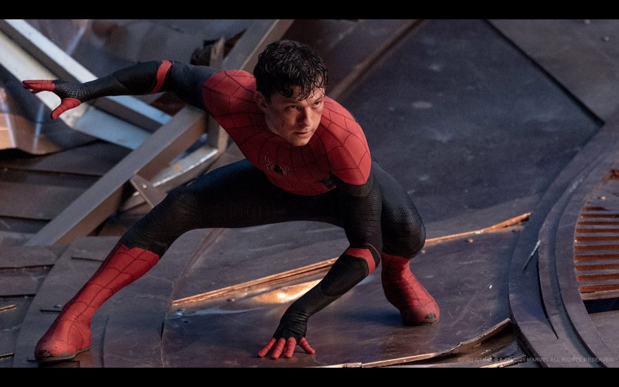 PERFECTLY POISED: Tom Holland prepares to strike into action in the latest release in the Spider-Man universe, Spider-Man: No Way Home. Released on Friday Dec 17, the movie offers numerous moments of storyline contentment as Marvel nods to the franchises longtime fans.