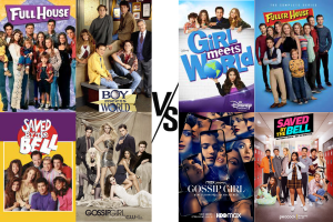 STOPPING SPINOFFS: The original shows Full House, Saved by the Bell, Boy Meets World, and Gossip Girl, goes head to head with their successors. Whether or not one show is better than another has been an ongoing debate. Senior, Dominic Gearhart said "Reboots and remakes are made for three reasons: monetary interest, expanding viewership, and ensuring presence in the mainstream".