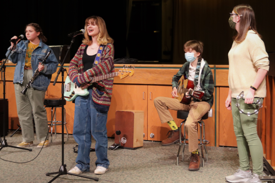 SINGING FROM THE HEART: The band Lemon Limes audition for Coffeehouse: The Refill.  The return of the traditional CHS showcase is just one of many artistic offerings being held in the weeks ahead at CHS.