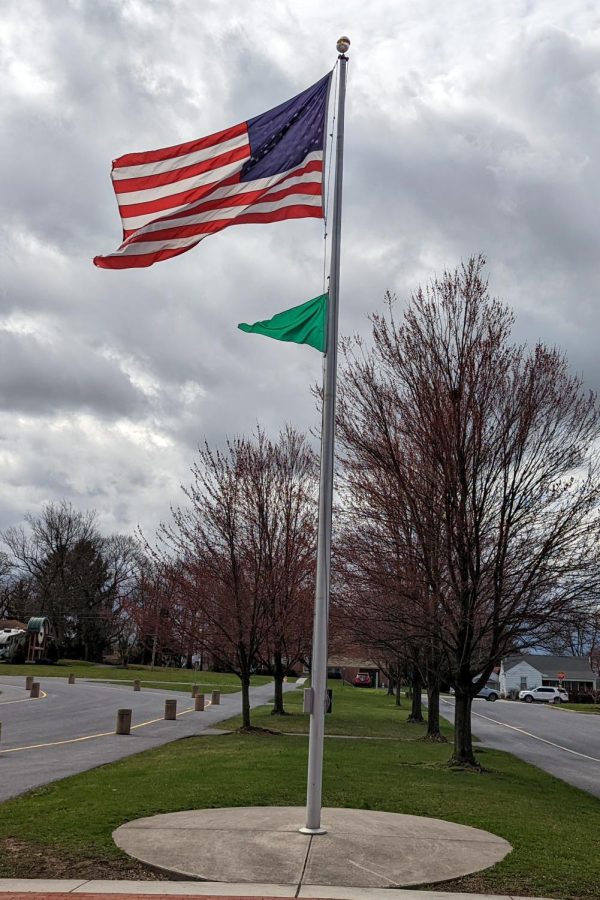 CODE GREEN: New this year, the Green Team has developed a flag system, alerting the local community and campus of the day's air quality. Green means that the air quality is great for outdoor activities. 