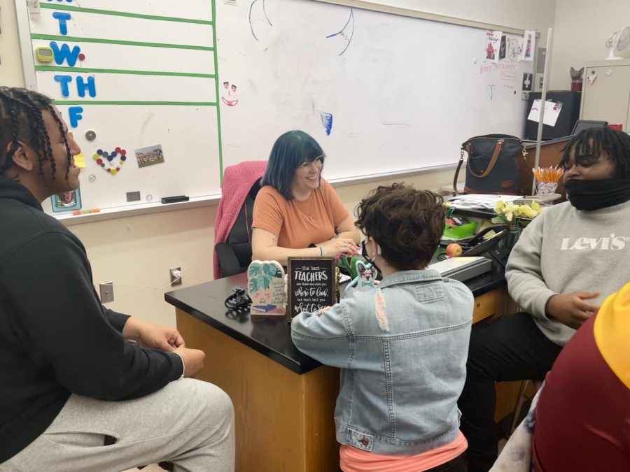 MOST INSPIRING: Mxs. Ziegler

She created a safe, comfortable, and accepting environment. She allowed students that she didnt have to join this environment and was there for anyone when they needed it. She was willing to listen and help as well as maintain boundaries. She is someone I inspire to be like:) - Senior Mikhaila Santiago-Harper