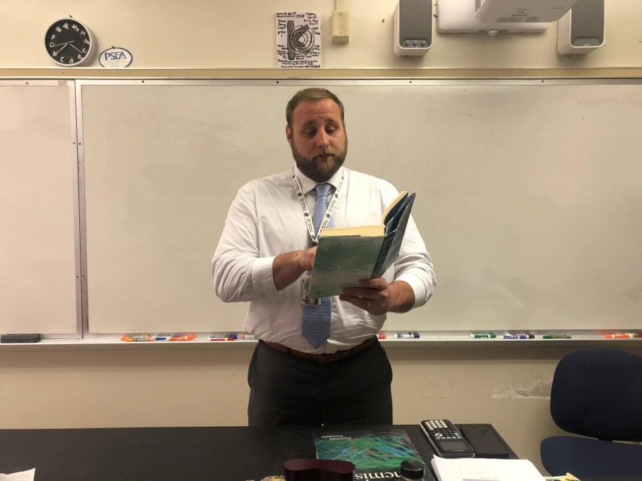BEST STORYTELLER: Mr. Campbell         

"I wasn't a big fan of Chemistry, but I liked going to Mr. Campbell's class because he's very energetic and told funny stories" - Senior Jillian Collins