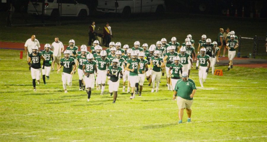 The Herd storm the field prior to game against Governor Mifflin.