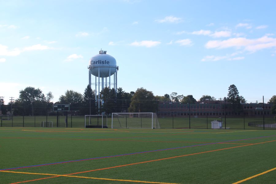 The+Carlisle+High+Schools+turf+field+has+been+installed+across+from+Ken+Millen+Stadium.+Utilizing+the+field+are+the+schools+soccer%2C+field+hockey%2C+and+lacrosse+teams+which+sometimes+leads+to+later+practices+and+games.+