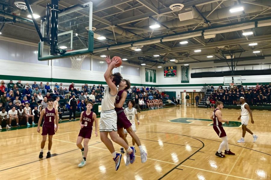 Jesse Beck powers through the defense in the Herds win over Mechanicsburg. 