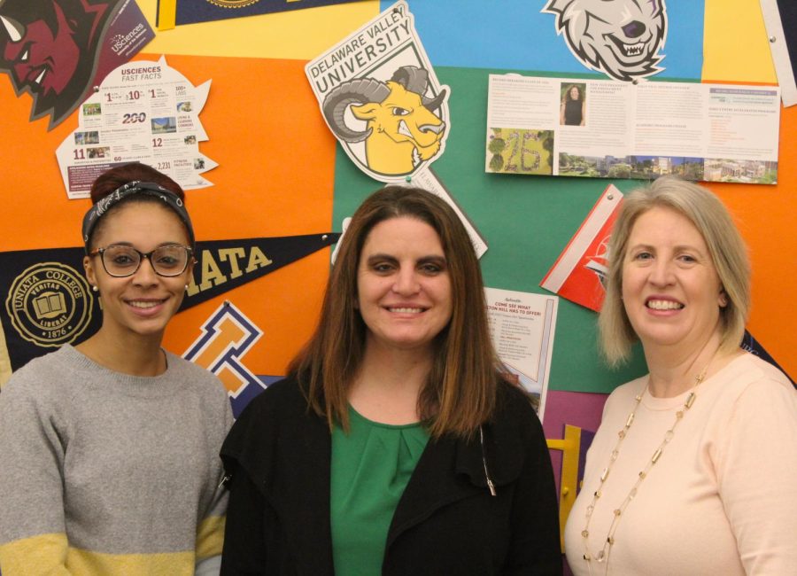 11th and 12th Grade Counselors: Amanda Radabaugh (left, last names P-Z), Emily McDonald (center, last names A-GO), Amy Knapp (right, last names GR-O)