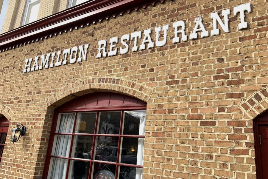 The exterior of one of Carlisles most iconic restaurants, The Hamilton, is pictured above. 