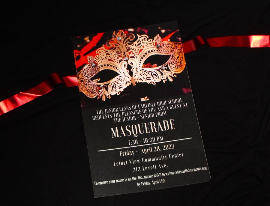 YOURE+INVITED%3A+This+photo+showcases+the+invitations+for+the+Masquerade+Prom.