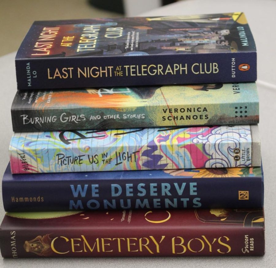 A beautifully diverse stack: All of Ollie's recommendations in a lusciously literary pile.  