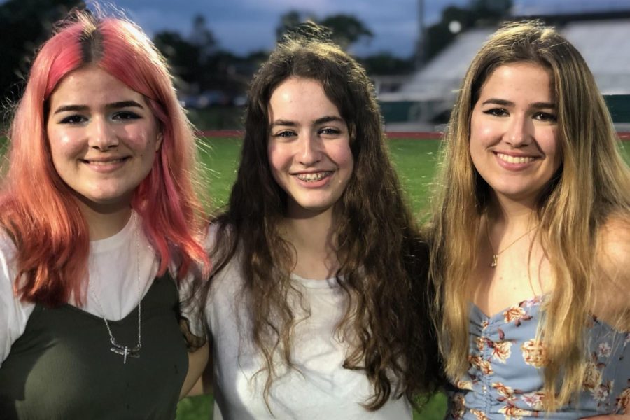 Ruby, Lizzy & Mia at Frankies grad