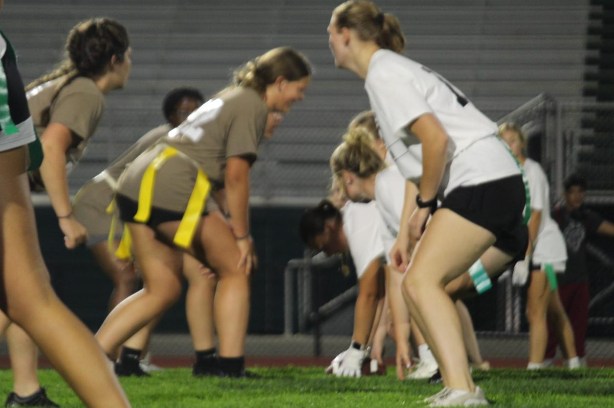 THE FINAL COUNTDOWN: The last round of the Powderpuff Games between the seniors and freshmen.